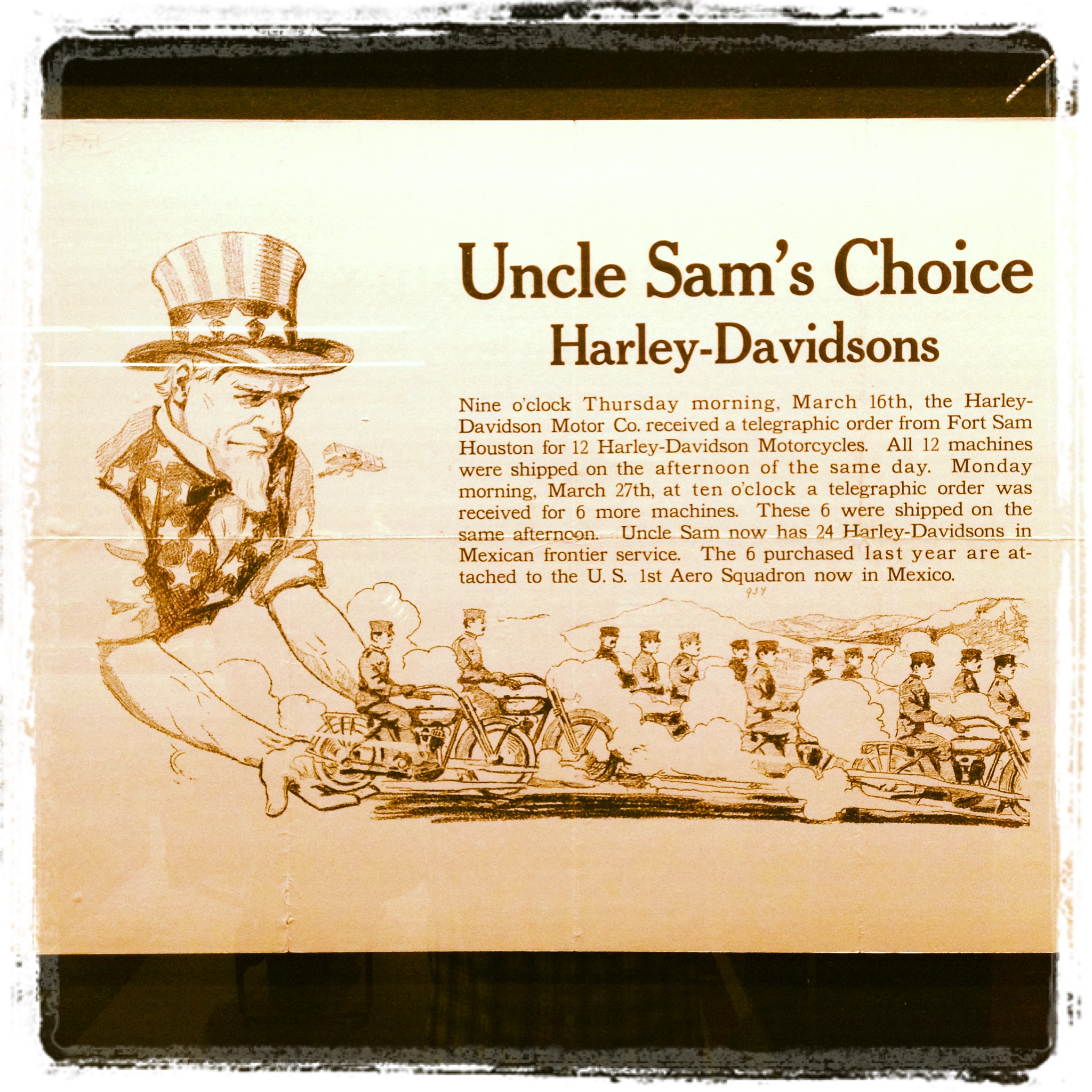 THROWBACK AD Supporting Uncle Sam