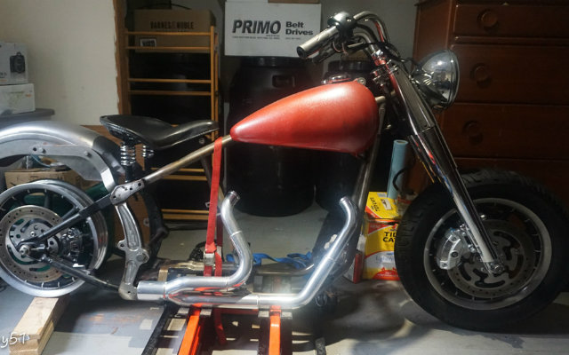 Harley - Bobber in progress..  Harley bobber, Softail bobber