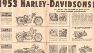 THROWBACK AD Sensational 1953 Harley-Davidson Advertisement