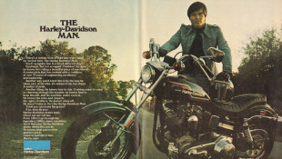 THROWBACK ADVERTISEMENT 1975 The Harley-Davidson “Man”