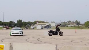 Wheelie Wednesday on a Harley-Davidson