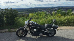 MY RIDE! A Black 2009 Harley-Davidson Fat Bob