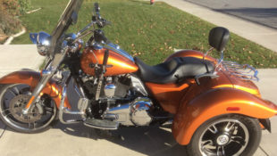 MY RIDE! A 2015 Harley-Davidson Custom Freewheeler