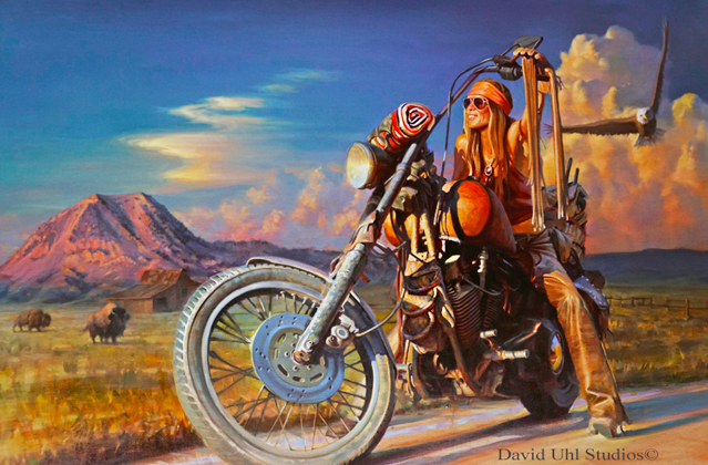 See These Stunning Harley-Davidson Paintings