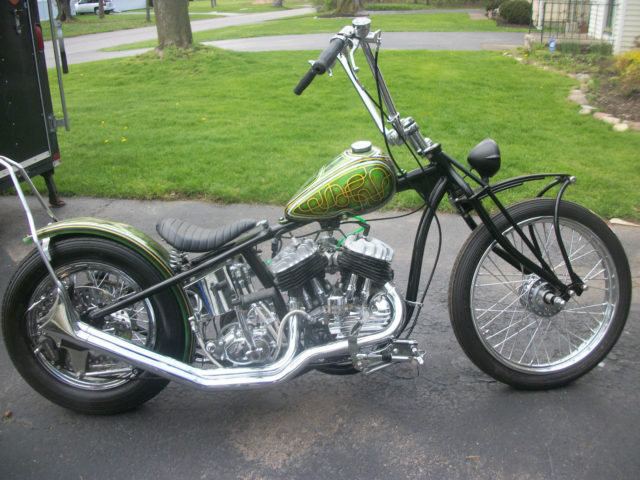 1954 Harley-Davidson Bobber Dubbed ‘Green Machine’