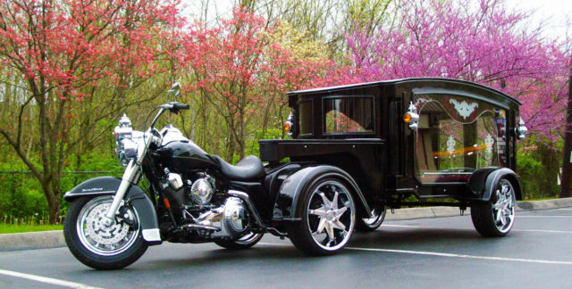 This Harley-Davidson Hearse Lets You Take Your Final Ride in Style