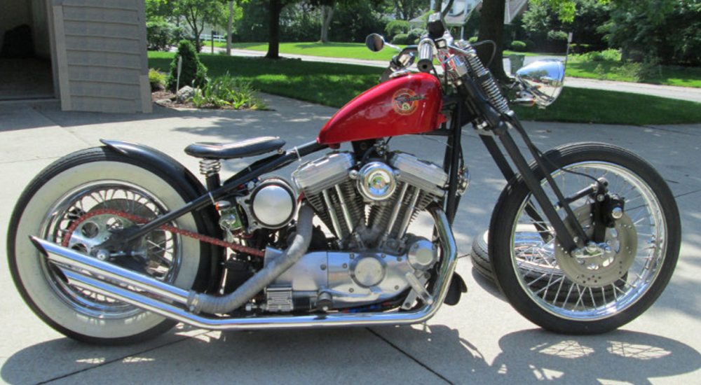 Harley Davidson Bobber Old School Photos