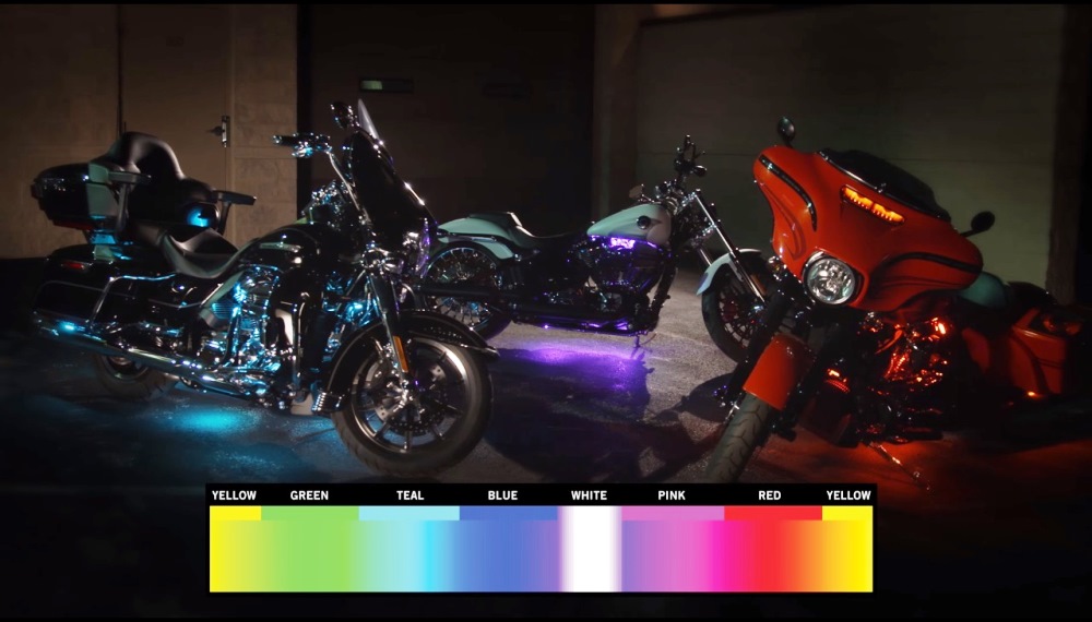 5 prayer of parts Spectra LED Neat Glo Accent Harley's Lighting New GEAR: