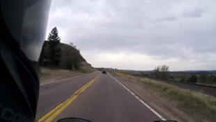 Biker’s Awareness on the Road Makes Him a Hero