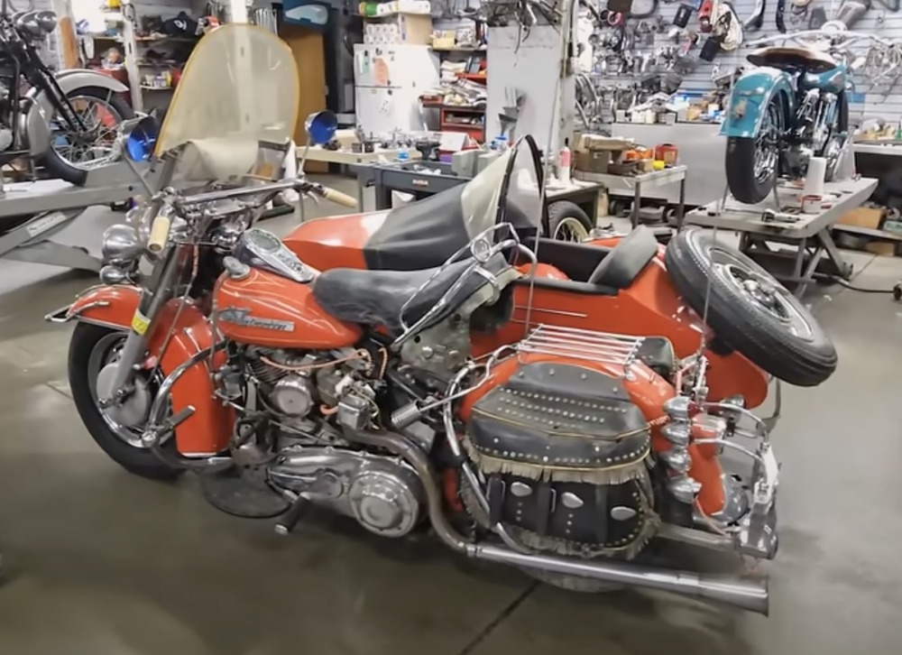 1955 Harley-Davidson motorcycle